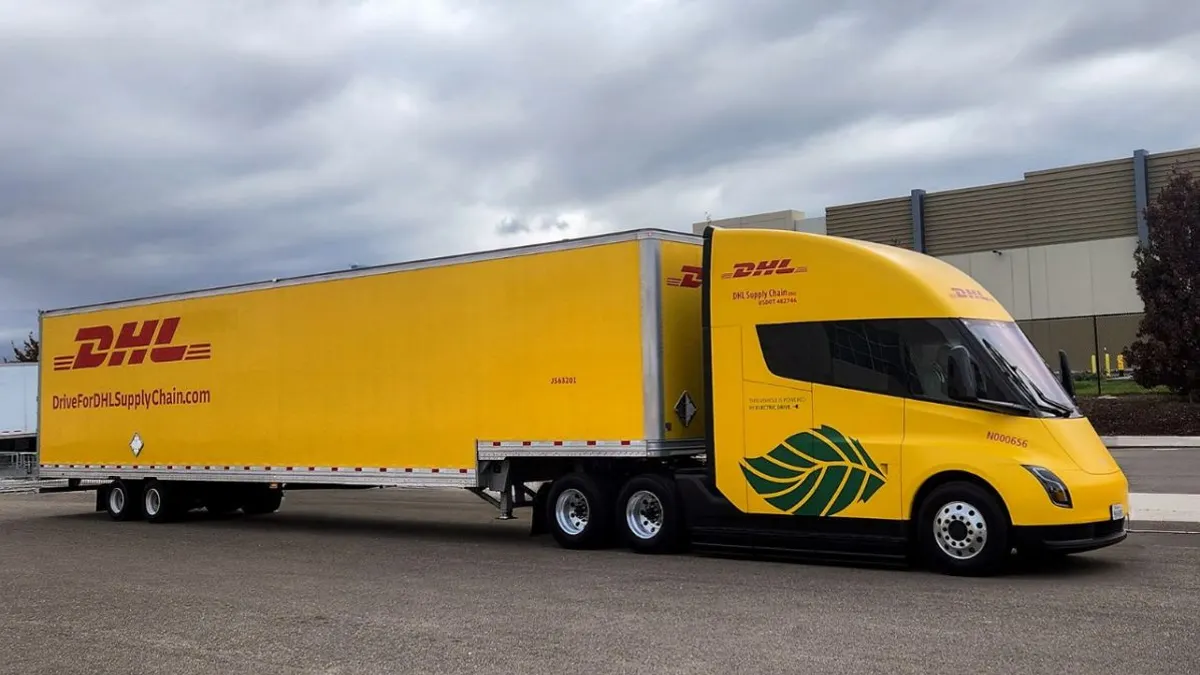 DHL Deploys Tesla Semi Truck in California to Cut Freight Emissions by 50 Tons